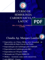 I Curso de Semiologia Cardiovascular - LACCIC - 1º Dia