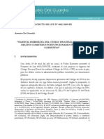 Vigencia Inmediata Del CPP para Delitos de Corrupcion PDF