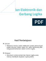 3) Rangkaian Elektronik Dan Gerbang Logika