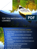 Water Resources Management Report Summary
