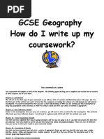 Download GCSE Edexcel Geography Coursework Guide by Rooksarr SN28211223 doc pdf
