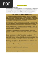 Que Es Conocimiento(Metodologia)