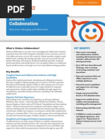 Zimbra Collaboration Product Overview