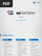 WpDataTables 1.6 Presentation