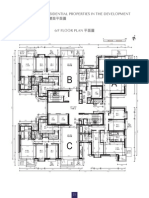 Dunbar Place 售樓說明書部份 住宅物業的樓面平面圖