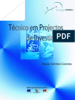 Tecnicos Projectos de Investimento C Formando PDF