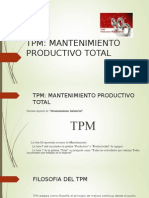 TPM: Mantenimiento Productivo Total