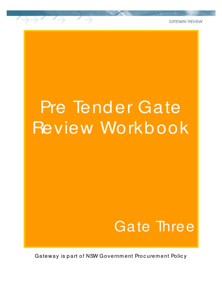 PreTender Gate Procurement Evaluation