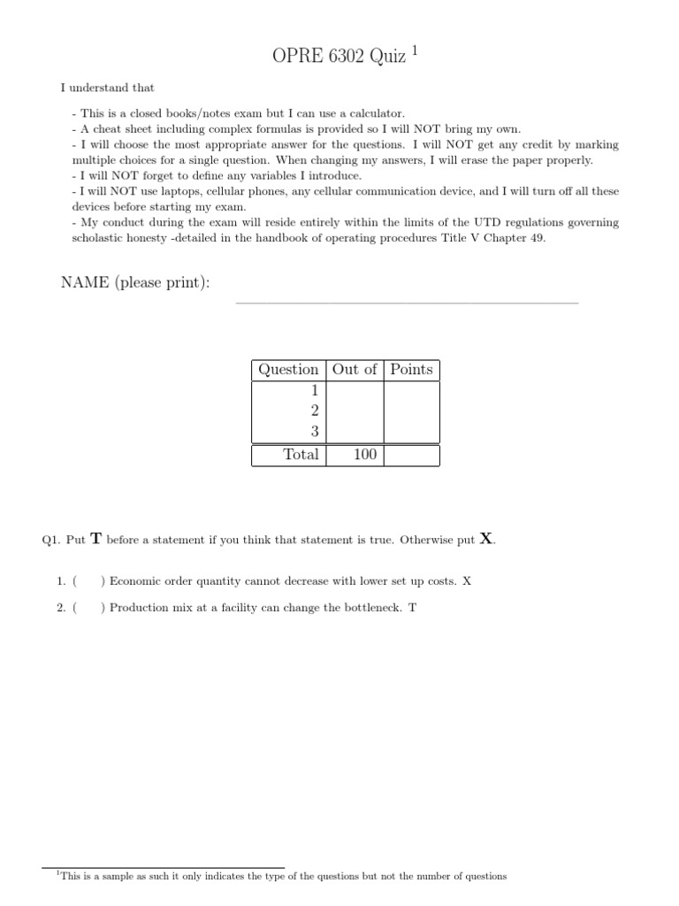 Graph test questions picture