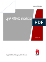 OptiX RTN 600 Introduction