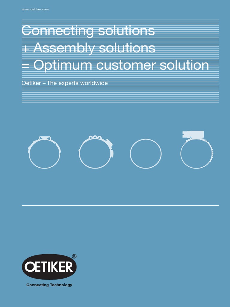 Oetiker Clamp PDF Engineering Tolerance Force