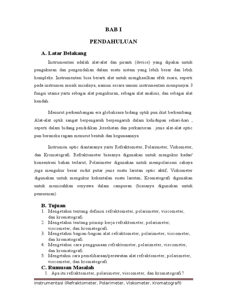 Makalah Instrumentasi