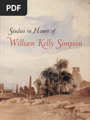 Studies Simpson 1 Pdf Egyptology Ancient Egypt