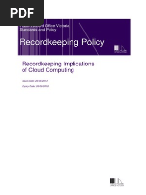 Cloud Computing Policy