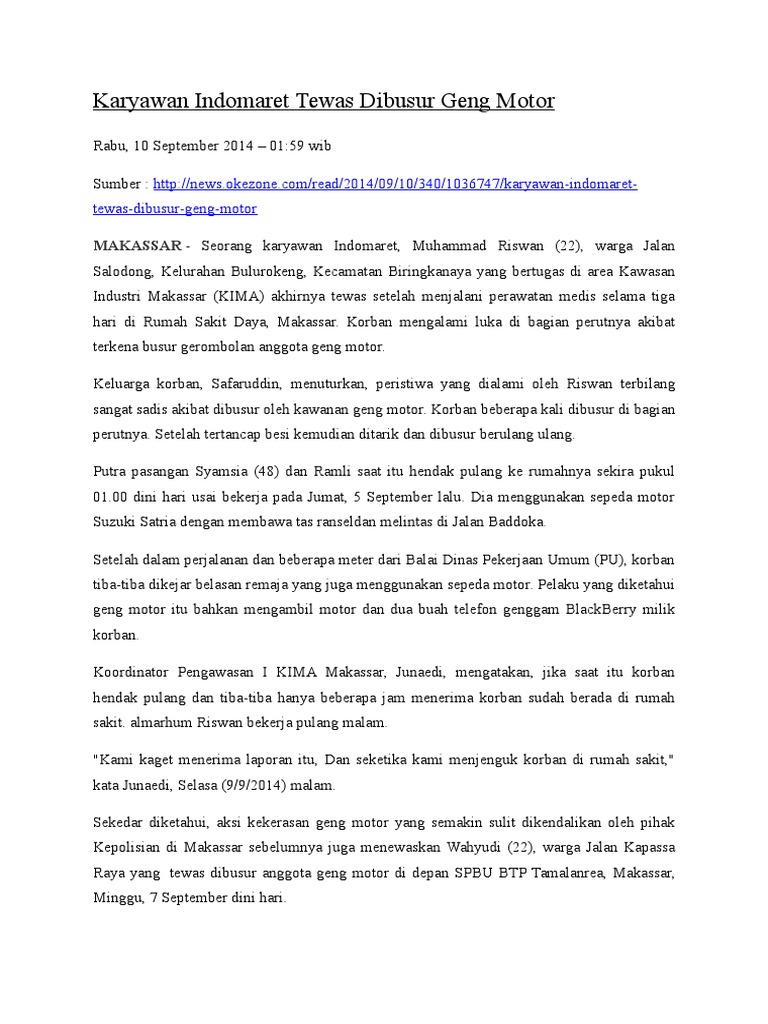 Contoh Kasus Peran Warga Negara dalam Menciptakan Ketertiban dan Keamanan