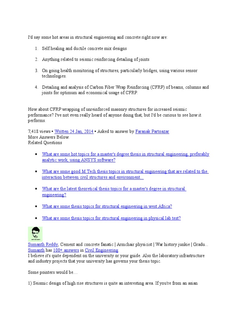 M tech structural engineering thesis pdf image