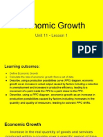 Unit 11 - Lesson 1 - Economic Growth
