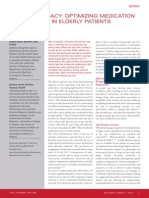 Polypharmacy Optimizing Medication Use in Elderly Patients