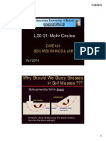 Mohr Circles for Determining Stresses in Soil