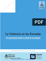 Observatorio Arg Violencia - Violencia en Las Escuelas - Mirada Alumnos