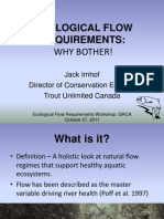 Ecological Flow Requirements