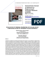 EVALUATION OF THERMAL PROPERTIES OF E-GLASS/ EPOXY COMPOSITES FILLED BY DIFFERENT FILLER MATERIALS