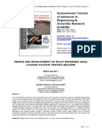 DESIGN AND DEVELOPMENT OF FULLY REVERSED AXIAL LOADING FATIGUE TESTING MACHINE