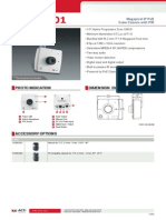 Photo Indication Dimension Diagram: Megapixel Ip Poe Cube Camera With Pir