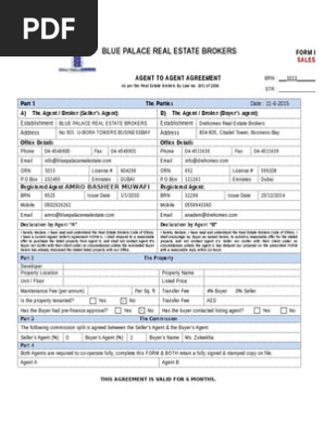 Seller Agent Form