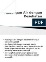 Hubungan Air Dengan Kesehatan