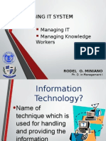 IT and Knowledge Worker