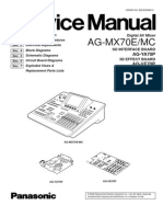 Panasonic Ag-mx70e Mc Digital Av Mixer