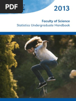 2013 Statistics Undergraduate Handbook