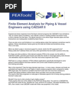 Finite Element Analysis For Piping