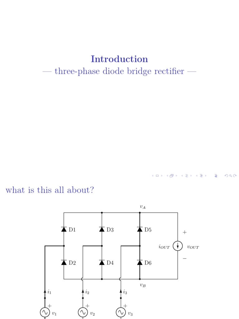 Analyse du Pont de Diodes Triphasé PDF Redresseur Électromagnétisme — free download