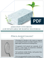 Aerated Concrete-A Sustainable Building Material