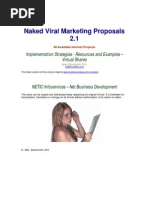Download Naked Viral Marketing Proposals by nbuzzp SN28218157 doc pdf