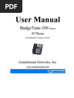 Download Manual PDF Voip Budget tone 100 GrandStream by MC Rene Solis R SN282182 doc pdf