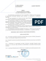 Ordin Privind Componenta Consiliului Autoritatii Nationale Pentru Calificari PDF