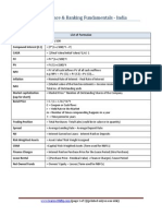 Finance Banking Fundamentals India Formulae Sheet 05082015