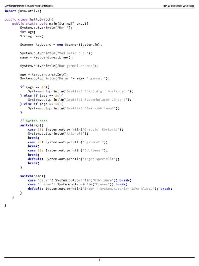 Helloswitch | PDF | Computers