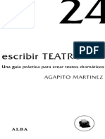 Agapito Martínez Paramio - Escribir Teatro. Una Guia para Crear