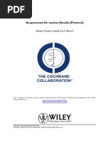 Acupuncture for Uterine Fibroids