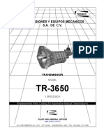 TREMEC TR-3650 5-Speed Transmission Parts Catalog