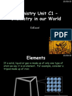 Unit C1 - Chemistry in Our World