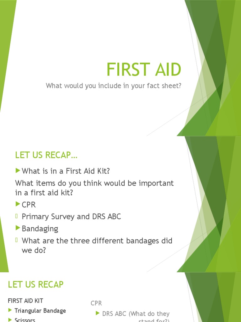 First Aid Essentials Guide | PDF