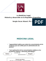 Medicina Legal, Historia 1298160260