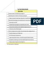 Stock Action Your Stock Selling Checklist: © 2011 Investor's Business Daily, Inc. All Rights Reserved