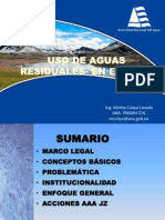 Uso de Aguas Residuales en El Perú