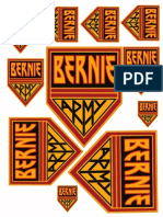 Bernie KISS Army Mashup Sticker Sheet